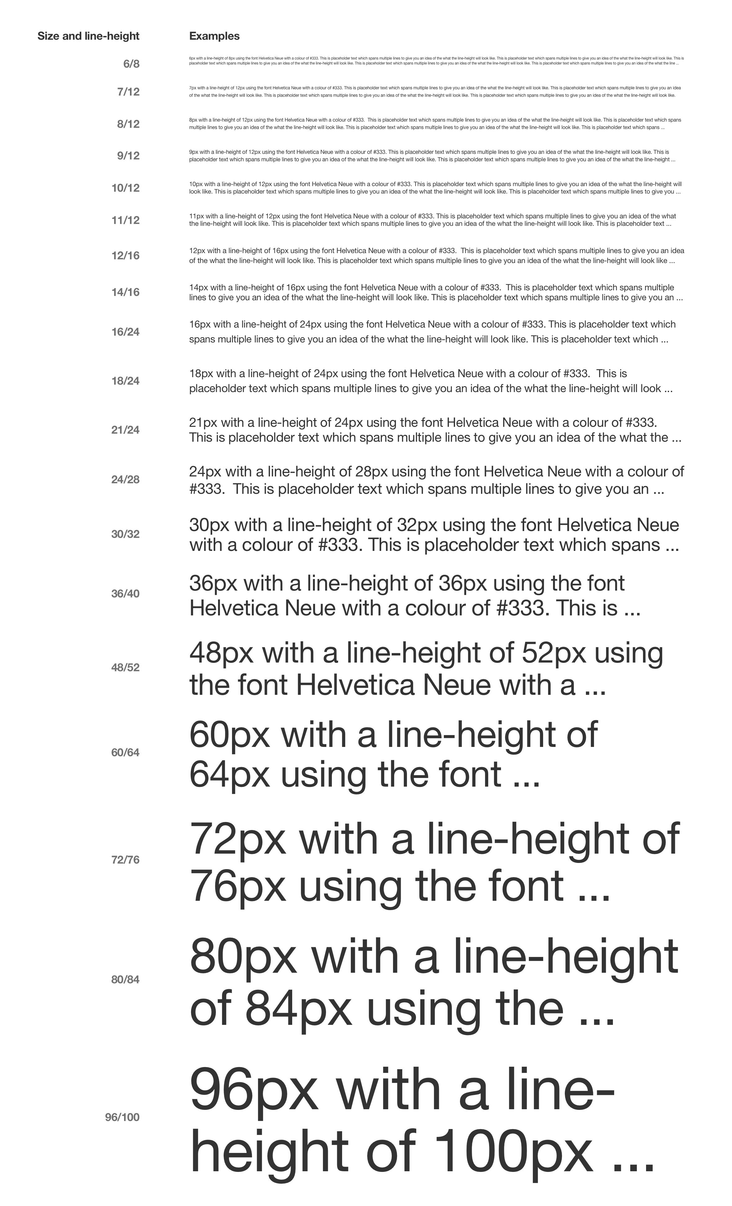 4px baseline grid