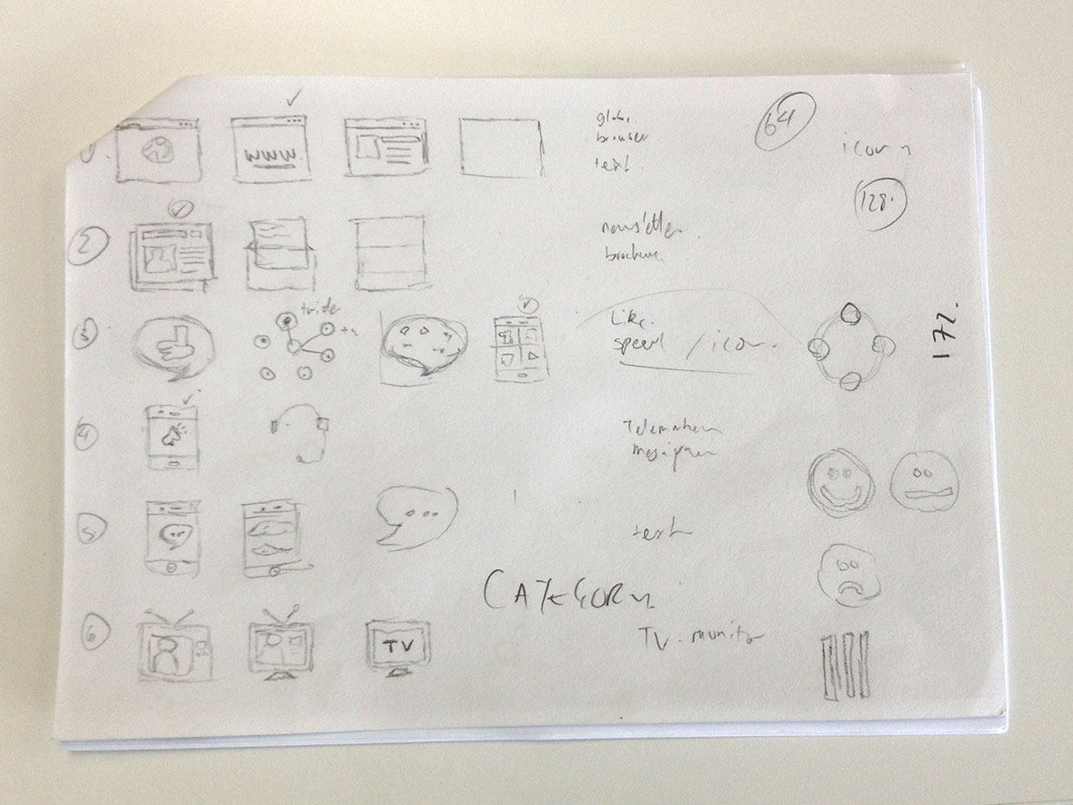 Sketch icons
