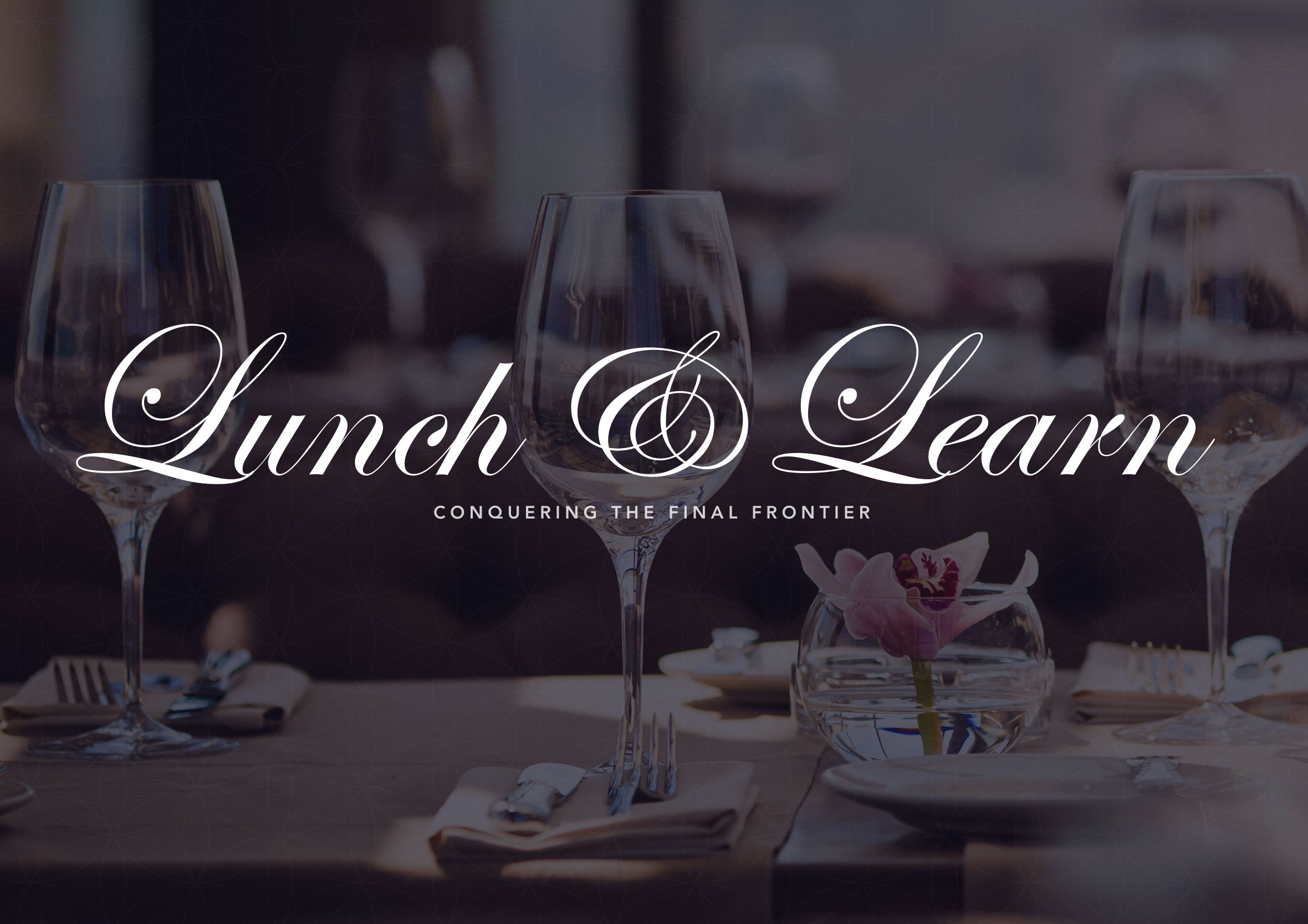 CDP executive lunch invitation lunch and learn