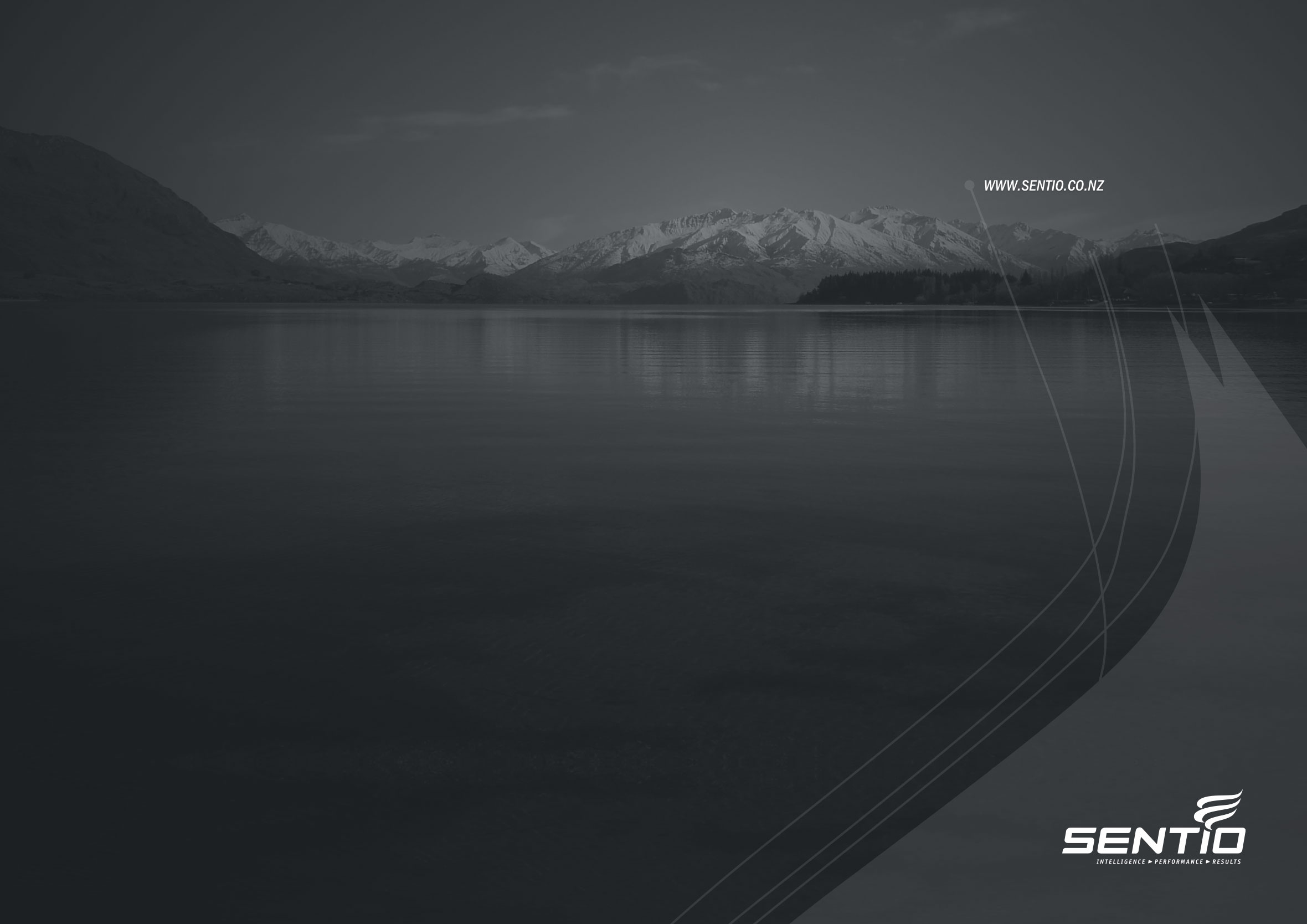 Sentio company overview brochure back