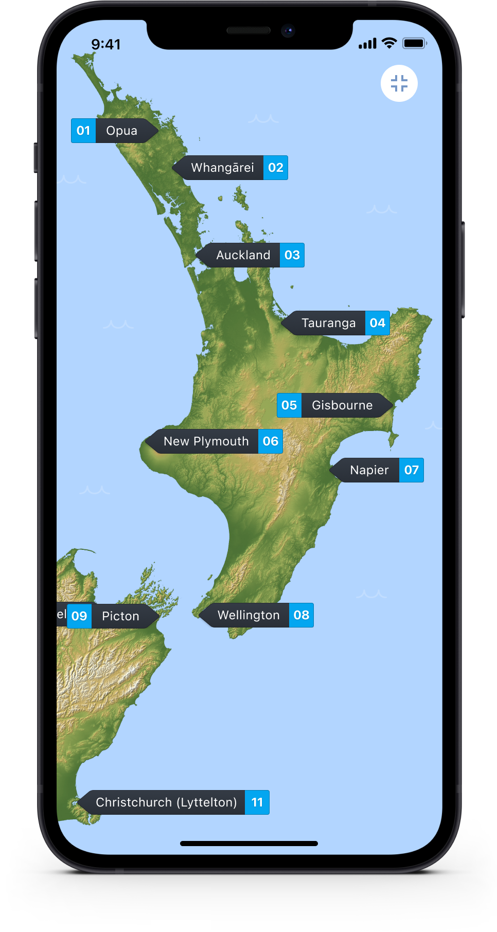 Coming to New Zealand locations most popular ports full screen