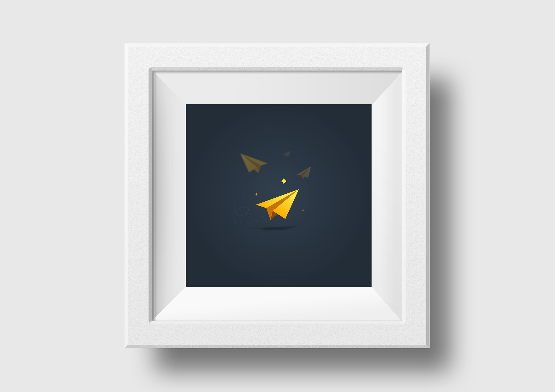 travel rewards square framed print plane