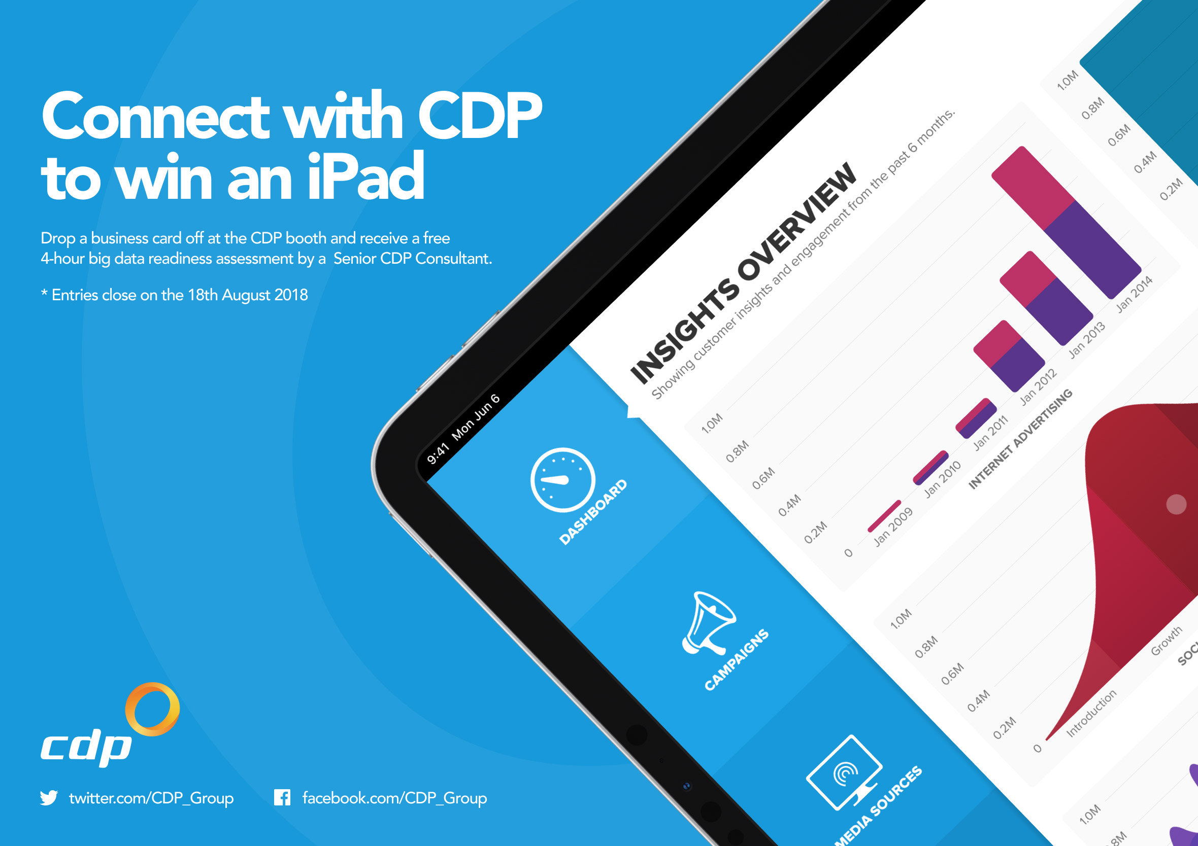 CDP executive lunch invitation lunch and learn - win an iPad