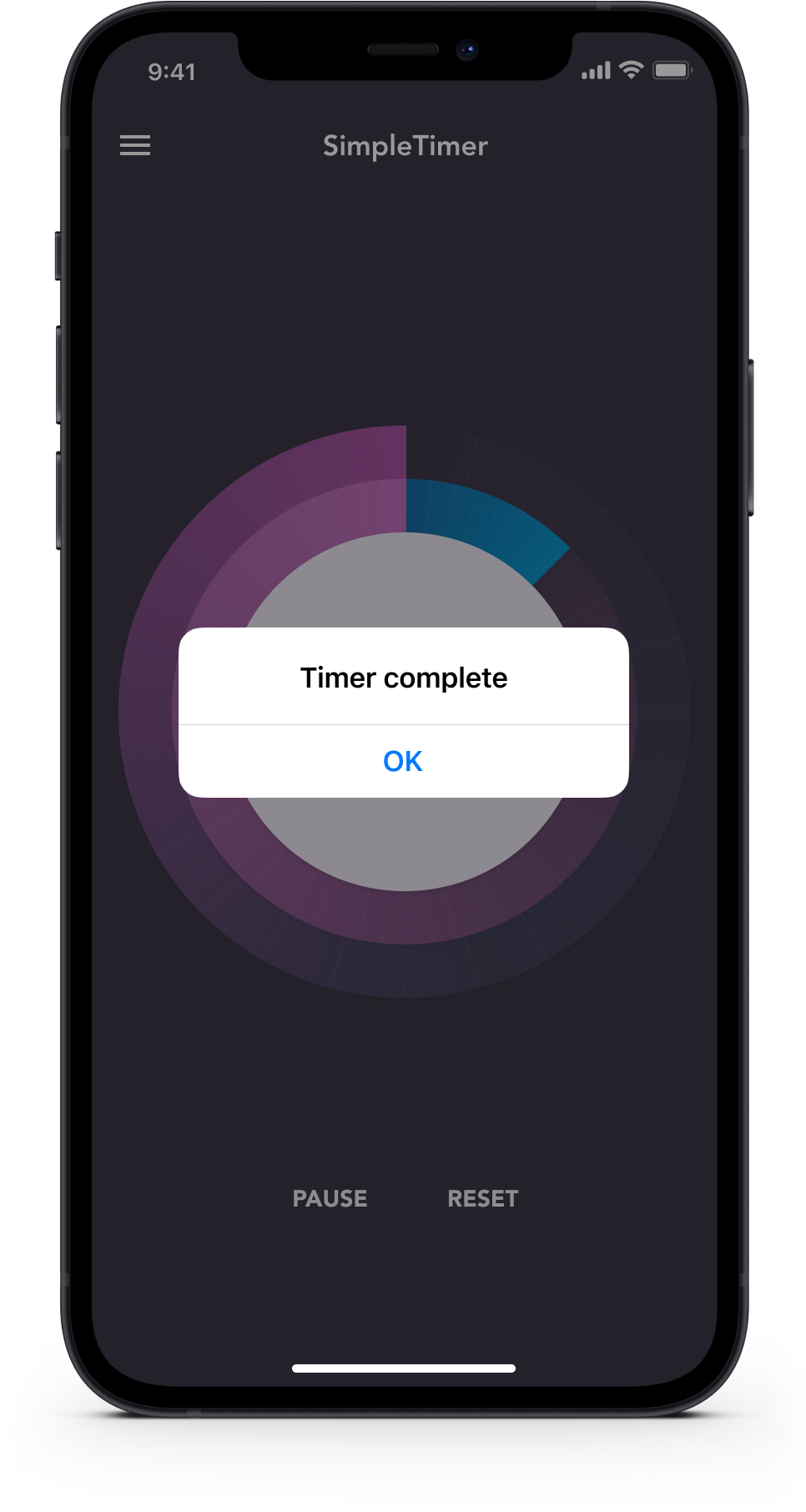 SimpleTimer iPhone app done