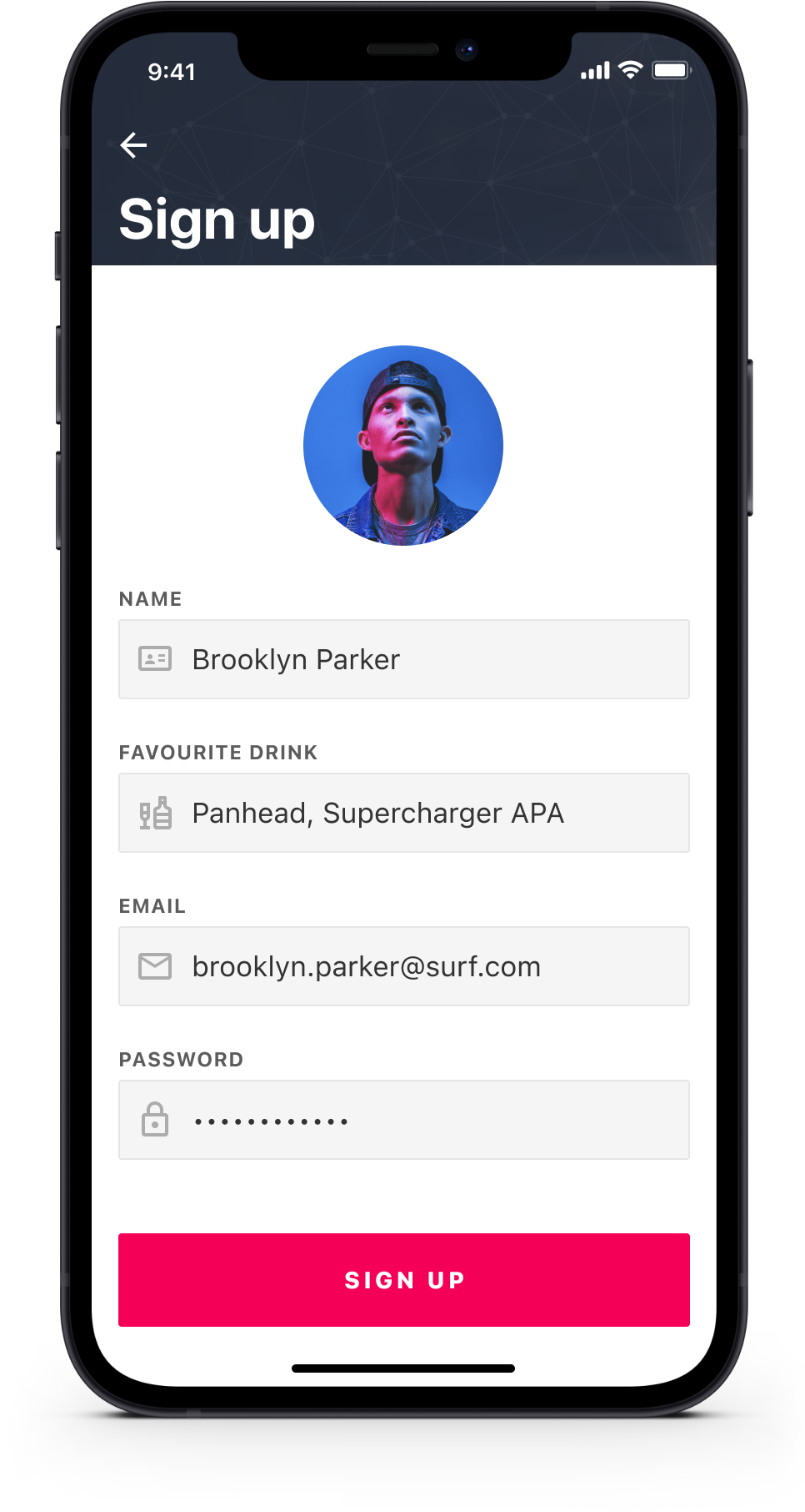 Wellington craft beer app add your phone number