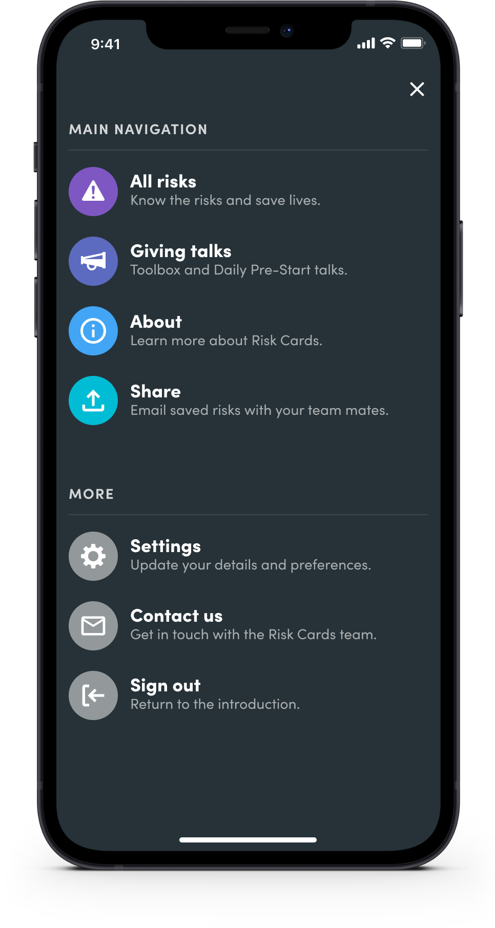 health-and-safety-app-navigation