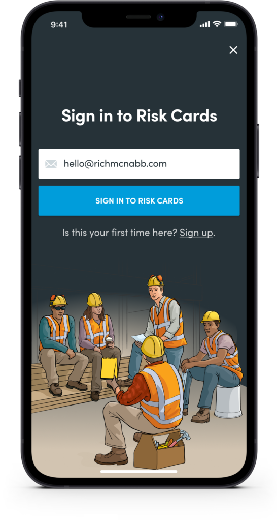 Health and safety risk app — User Experience (UX/UI) Wellington