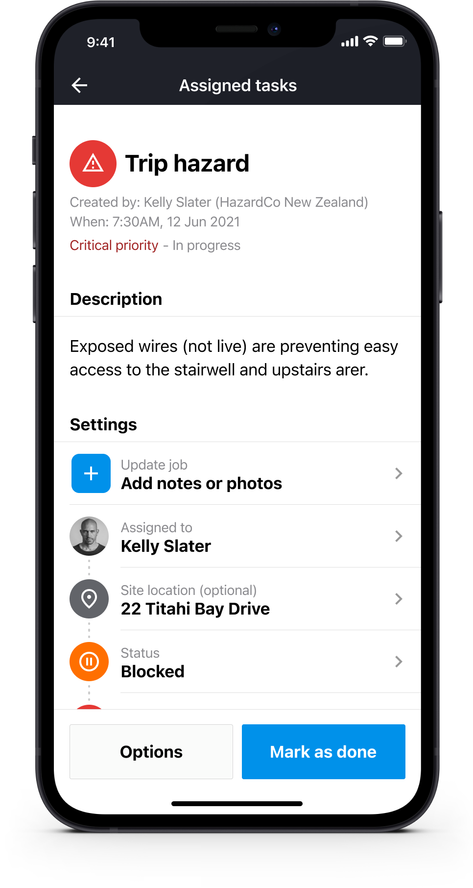 health-and-safety-app-task-details