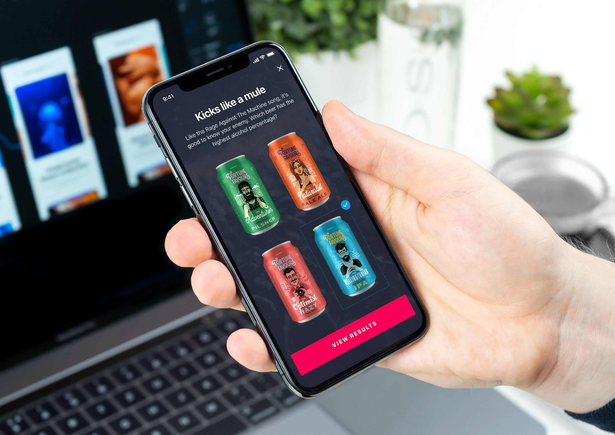 Wellington-craft-beer-app-iPhone-quiz-mockup