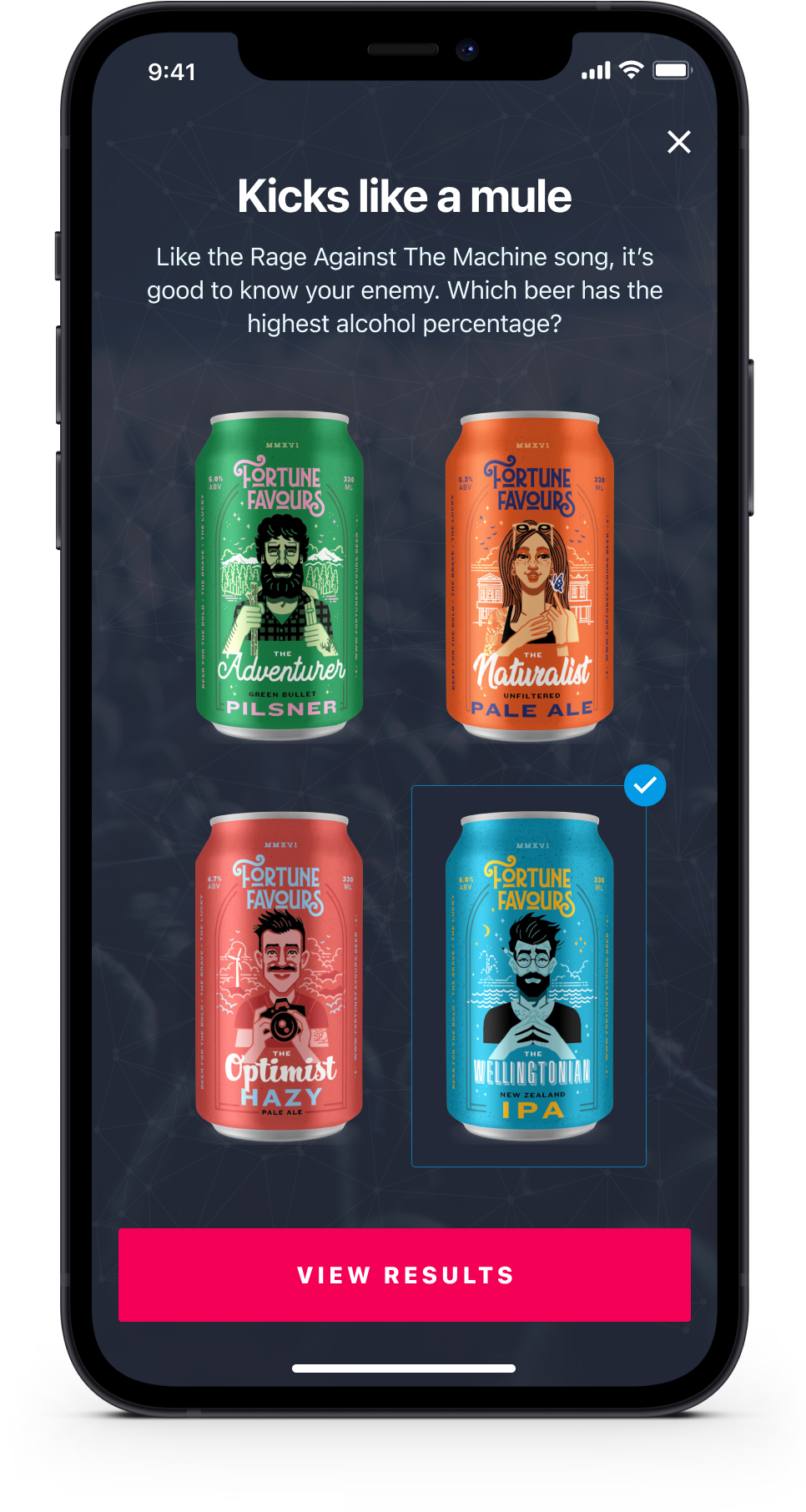 wellington-craft-beer-crawl-app-quiz