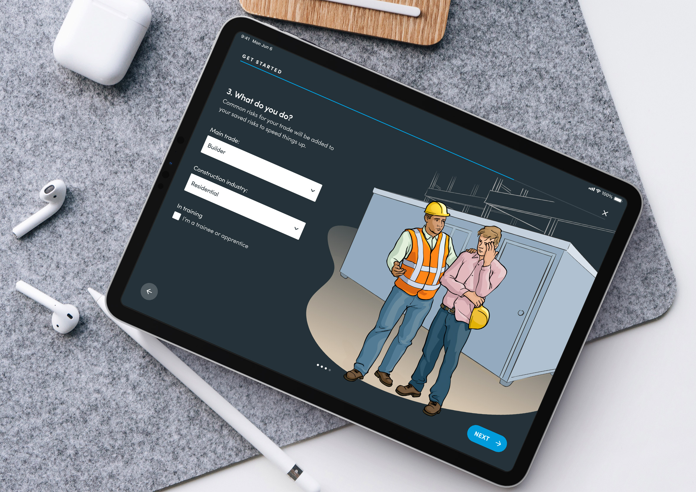 health-and-safety-app-home-ipad
